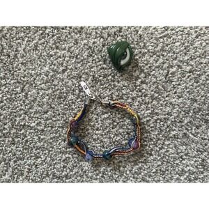Beautiful Boho Bracelet Homemade & Eyeball Necklace Charm Unisex Gift Festival